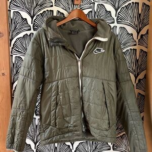 Nike Men’s Olive Green Puffer Jacket